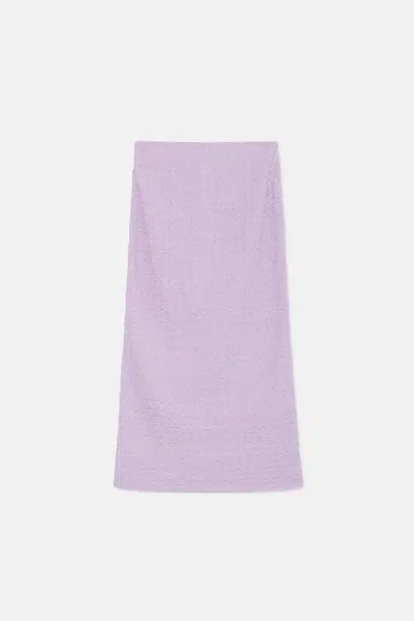 Compania Fantastica γυναικείo lilac stretch midi skirt - Image 6